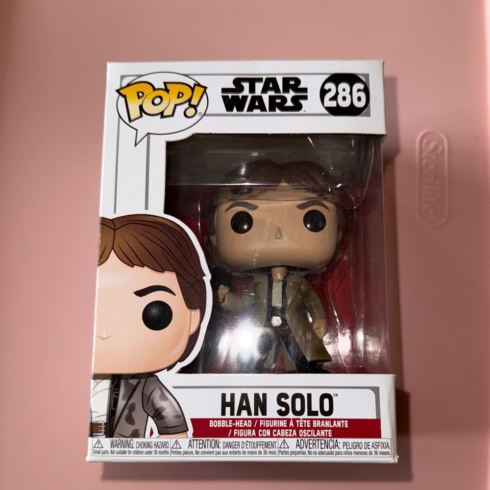 Funko Pop! Star Wars Han Solo Figure with Brown Jacket